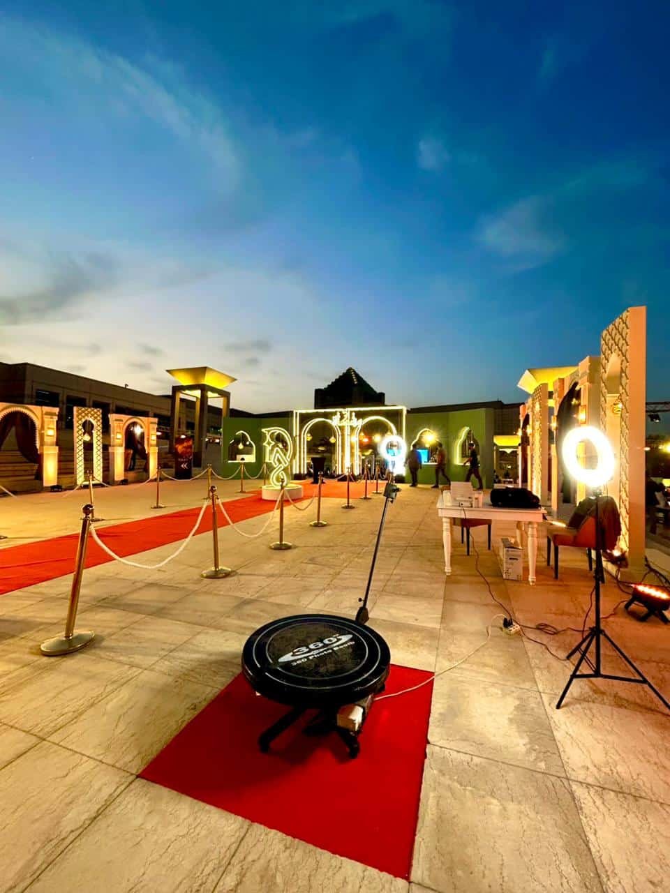 360 video spinner event Egypt